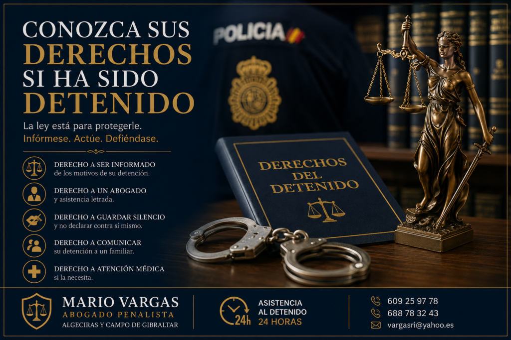 Conozca sus derechos si ha sido detenido