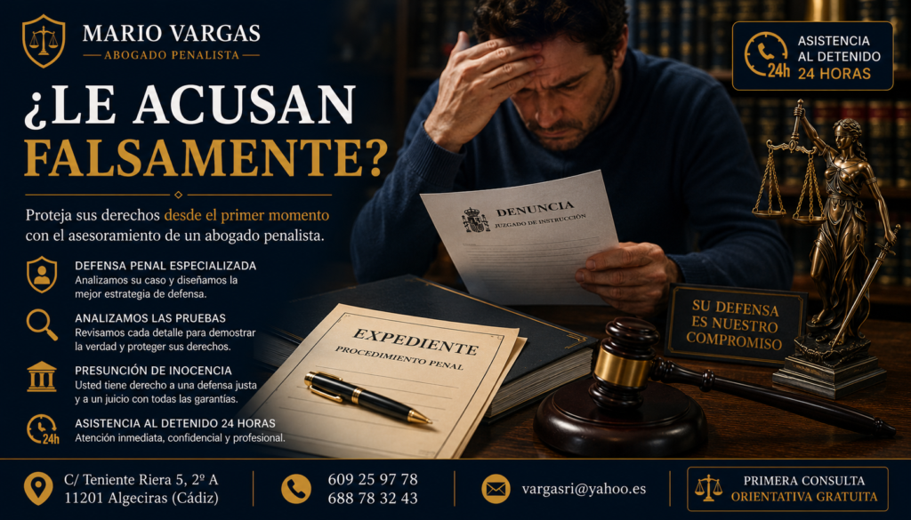 que hacer si me acusan legalmente