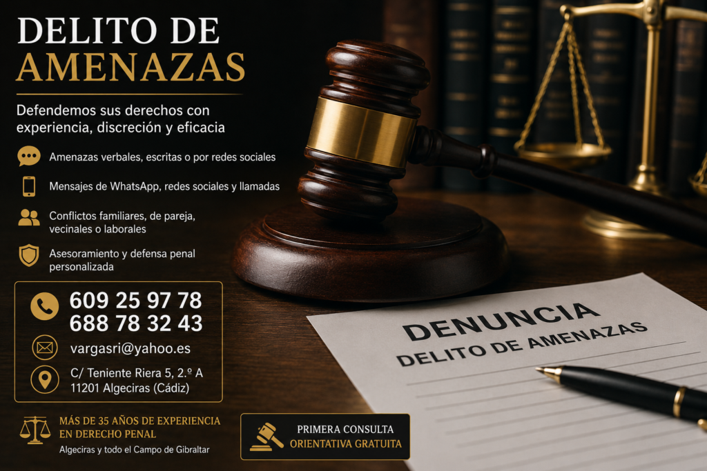 QUE HACER SI RECIBO AMENZAS