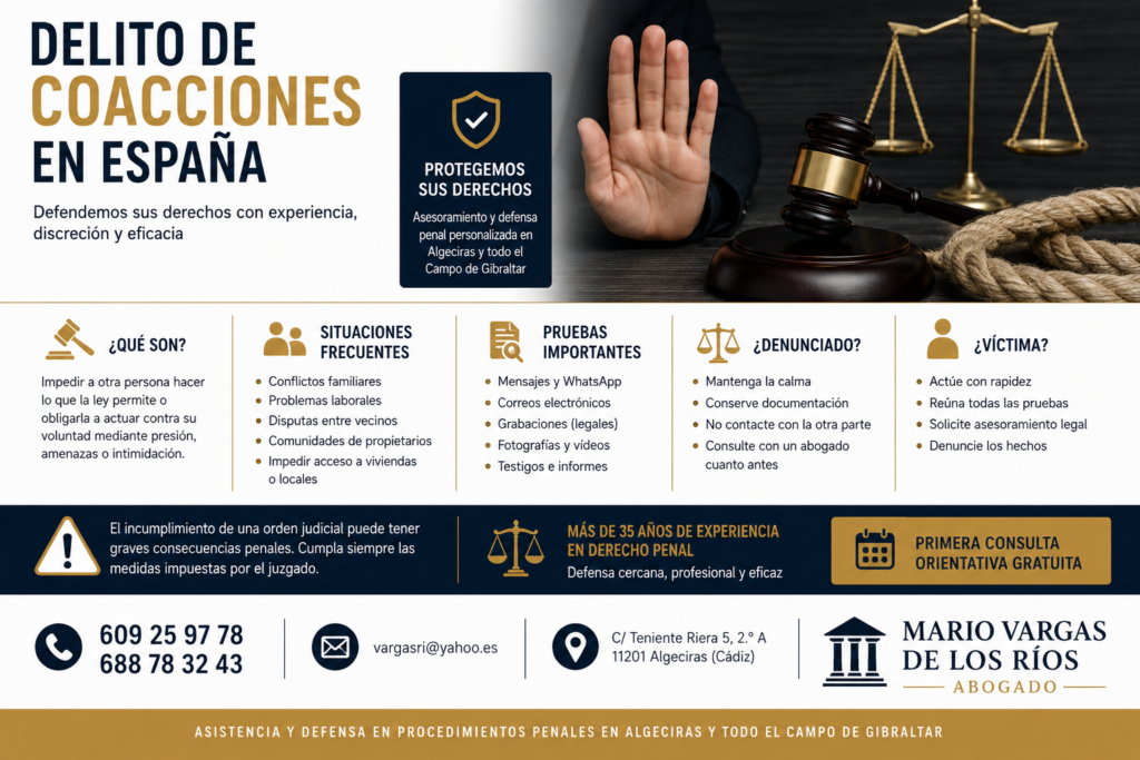 delitos de coaxiones abogado en algeciras